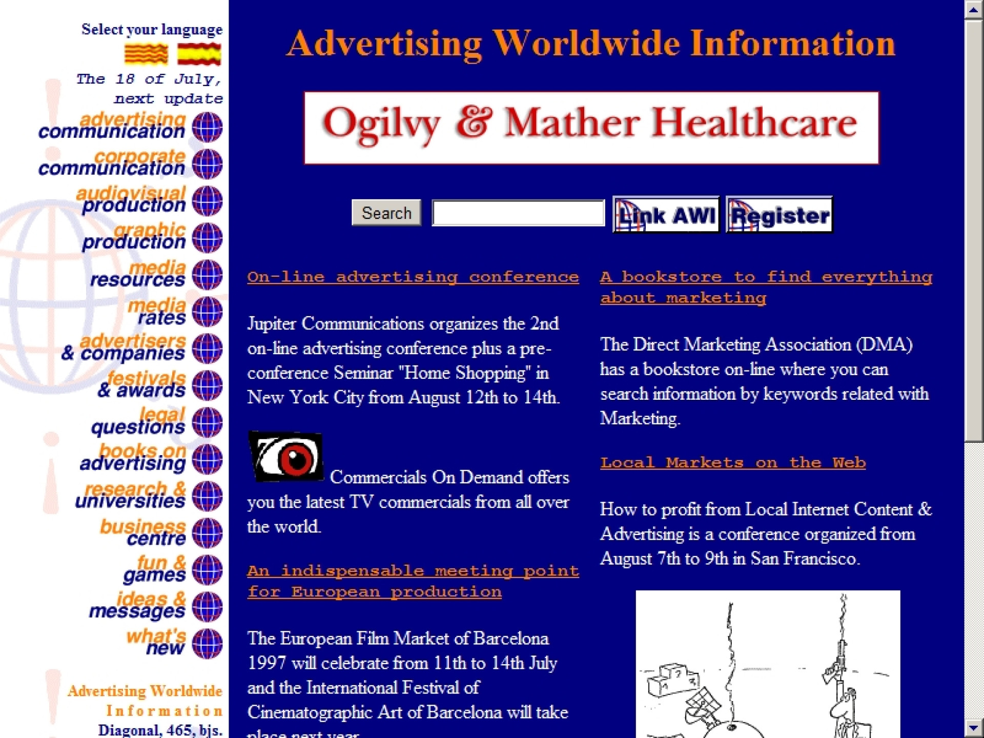Advertising Worldwide Information
