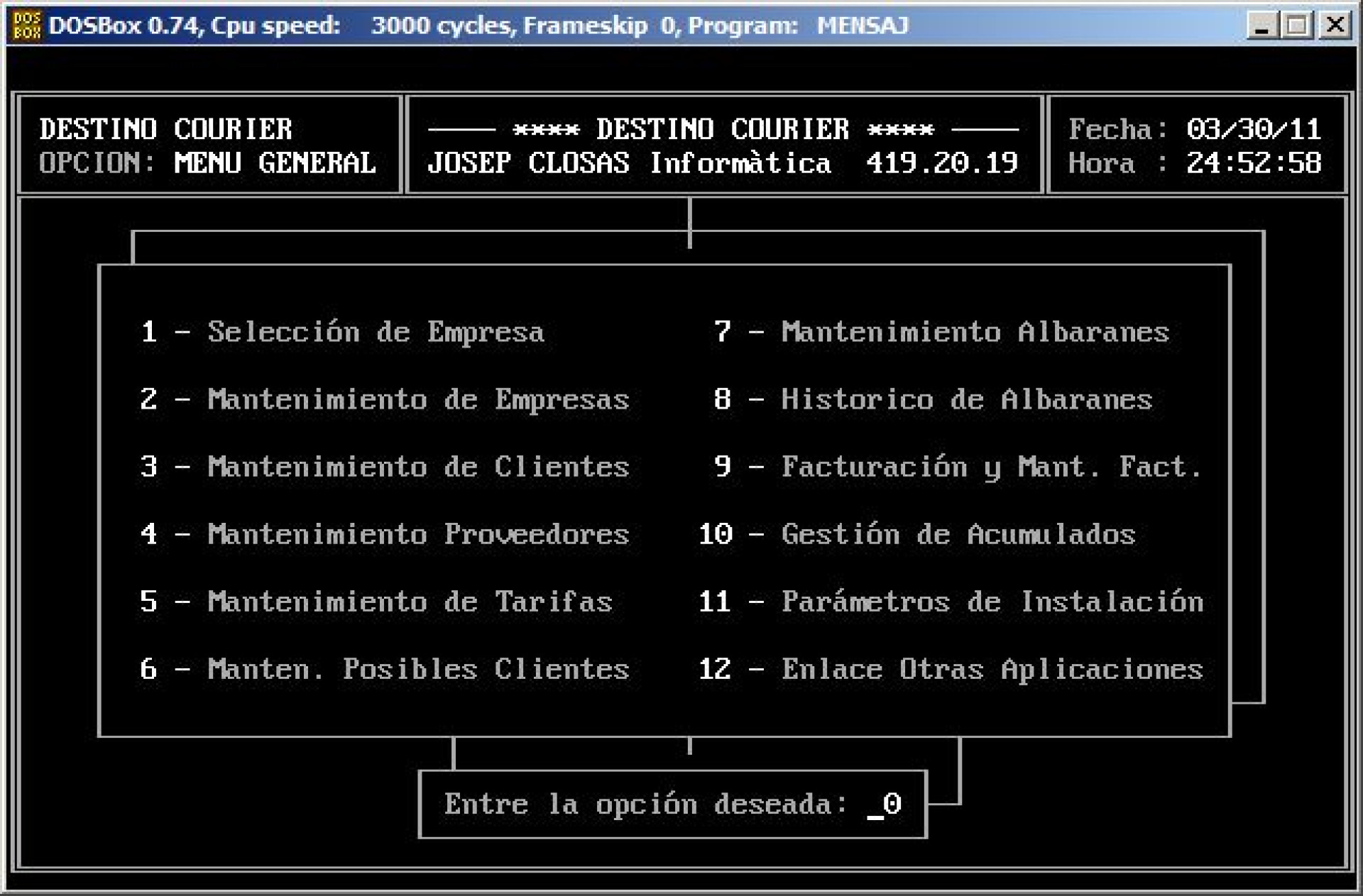Gestión de facturación