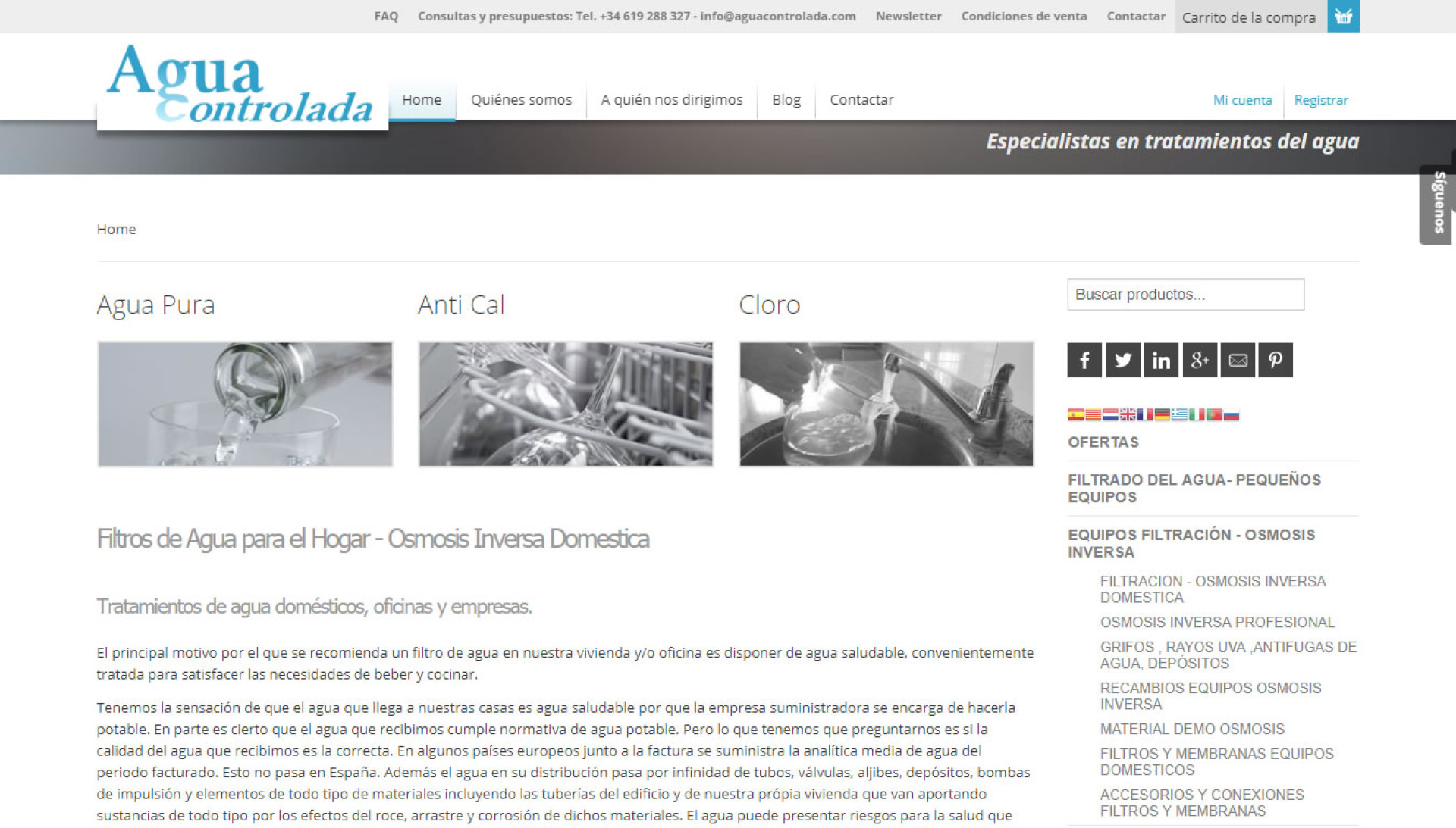 Agua Controlada Agua Controlada